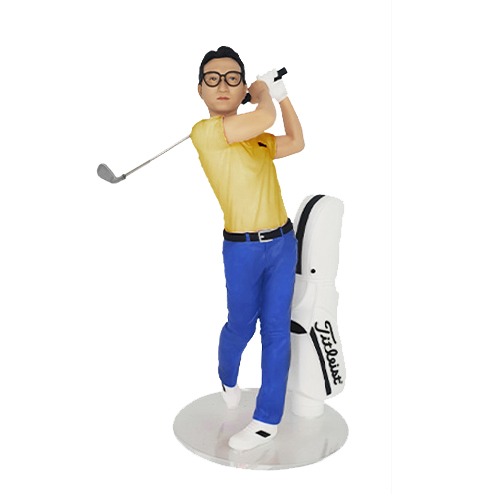 25cm 리얼 사이즈 골프 3D피규어 남자